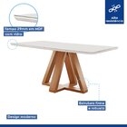 Conjunto Mesa Tampo Smart Plus Kyra 120cmx90cm 4 Cadeiras Art