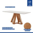 Conjunto Mesa Tampo Smart Plus Kyra 120cmx90cm 4 Cadeiras Art