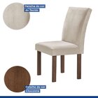 Conjunto Mesa Tampo Smart Plus Vidro Kyra 120cmx90cm 4 Cadeir