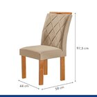 Conjunto Mesa Tampo Smart Plus Vidro Kyra 170cmx90cm 6 Cadeir