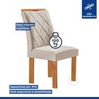 Conjunto Mesa Tampo Smart Plus Vidro Kyra 170cmx90cm 6 Cadeir