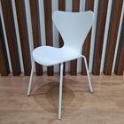 Conjunto Mesa Urca Branca Industrial 110cm C/ 04 Cadeiras Jac