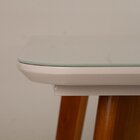 Conjunto Mesa Verona Com 4 Cadeiras Madeira Maciça E Estofada