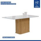 Conjunto Mesa Zara 120cm Com 4 Cadeiras Arizona Tampo Smart P