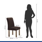 Conjunto Mesa Zara 120cm Com 4 Cadeiras Arizona Tampo Smart P