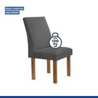 Conjunto Mesa Zara 120cm Com 4 Cadeiras Canela Tampo Smart Pl