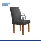 Conjunto Mesa Zara 120cm Com 4 Cadeiras Canela Tampo Smart Pl