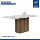 Conjunto Mesa Zara 170cm Com 6 Cadeiras Arizona Tampo Smart P