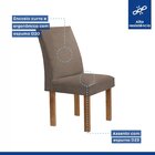 Conjunto Mesa Zara 170cm Com 6 Cadeiras Canela Tampo Smart Pl