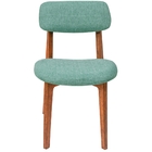 Conjunto Mesa Zephyr 1,80 E 6 Cadeiras Zoe - Chocolate/verde