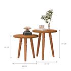 Conjunto Mesas Auxiliar Filadélfia Nature