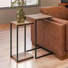 Conjunto Mesas Industriais Guilherm Madeira