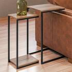 Conjunto Mesas Industriais Guilherm Madeira