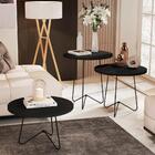 Conjunto Mesas Logan Preto