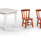 Conjunto Mesinha Infantil Branca Com 2 Cadeiras Kids Mel - St