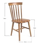 Conjunto Milena Mesa De Madeira Redonda Com 4 Cadeiras