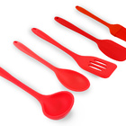 Conjunto Mimo Style 5 Utensílios Em Silicone De Grau Alimentí