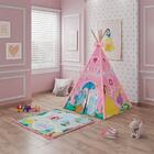 Conjunto Mini Cama Infantil Castelo E Cabana Tenda Pincesas D