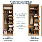 Conjunto Modulado De Canto 4 Peças Nicho, Penteadeira E Cabid