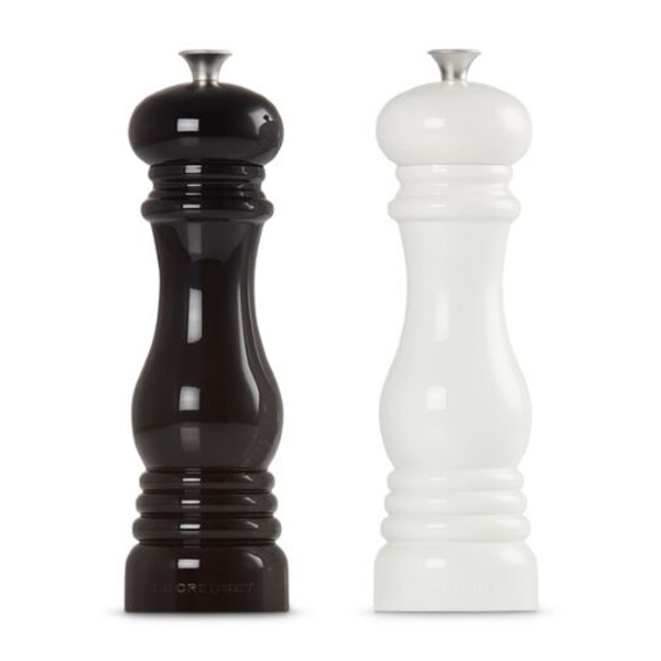 Conjunto Moedores Sal E Pimenta Le Creuset Preto E Branco
