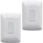 Conjunto Montado Aria 4x2 1 Interruptor Simples 6a Vertical 2