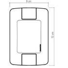 Conjunto Montado Aria 4x2 1 Pulsador Campainha Vertical Tramo