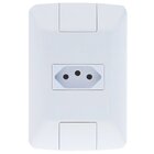 Conjunto Montado Aria 4x2 1 Tomada Nbr 14136 20a 250v Tramont