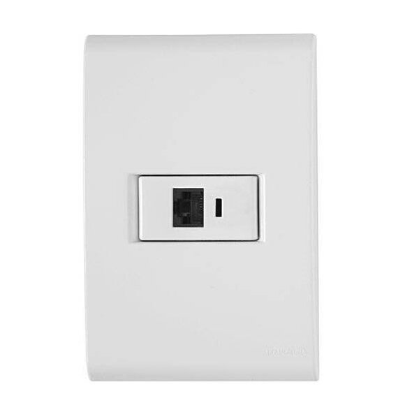 Conjunto Montado Liz 4x2 1 Tomada De Rede Rj45 Tramontina