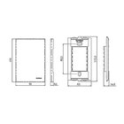 Conjunto Montado Sleek 4x2 2 Interruptores Paralelo 10a 250v