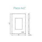 Conjunto Montado Sleek 4x2 2 Tomadas 2p+t 10a 250v Margirius