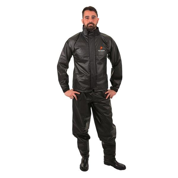 Conjunto Motoqueiro Bravo Com Gola Pvc Preto Gg - Pioneira, T