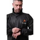 Conjunto Motoqueiro Combate Com Gola Pvc Preto - Pioneira, Ta