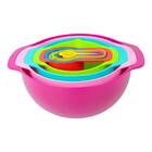 Conjunto Multiúso De Tigelas Acopláveis E Medidores 10 peças