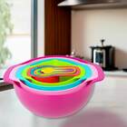 Conjunto Multiúso De Tigelas Acopláveis E Medidores 10 peças