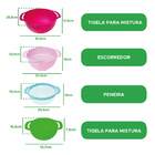 Conjunto Multiúso De Tigelas Acopláveis E Medidores 10 peças