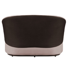 Conjunto Namoradeira Com Poltrona Lara Orgânica Veludo Rosê/p