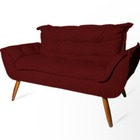 Conjunto Namoradeira Decorativa E Poltronas Opala Pés Palito