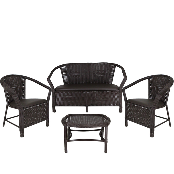 Conjunto Namoradeira E 2 Mesa Navegantes Com Assento Estofado