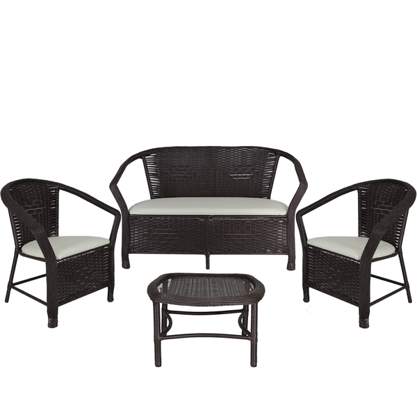 Conjunto Namoradeira E 2 Mesa Navegantes Com Assento Estofado