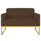 Conjunto Namoradeira E Poltrona Decorativa Isabella Base Indu