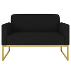 Conjunto Namoradeira E Poltrona Decorativa Isabella Base Indu