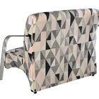 Conjunto Namoradeira E Poltrona Sevilha Braço Em Metal Decora