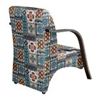 Conjunto Namoradeira E Poltrona Sevilha Braço Madeira Decorat