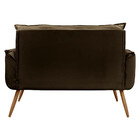 Conjunto Namoradeira E Puff Opala Veludo Star Confort