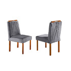 Conjunto Natalle Mesa Redonda 1,2m E 4 Cadeiras Madeira Maciç