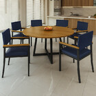 Conjunto Náutico De Área Gourmet 6 Cadeiras  1,50m - Solara