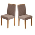 Conjunto New Ceval Mesa Júlia 135x135 Cm Com Tampo Giratório