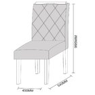 Conjunto New Ceval Mesa Júlia 135x135 Cm Com Tampo Giratório