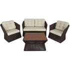 Conjunto New York 2 Poltronas, 1 Namoradeira Estofados Em Cor