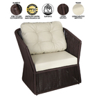 Conjunto New York 2 Poltronas, 1 Namoradeira Estofados Em Cor